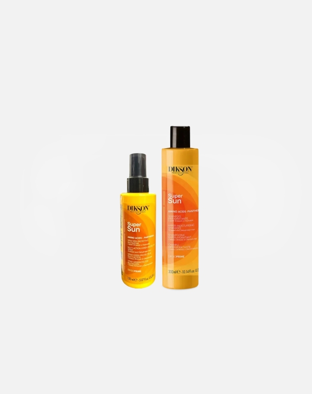 Kit Solare Capelli Dikson Super Sun - Shampoo e Spray Protettivo