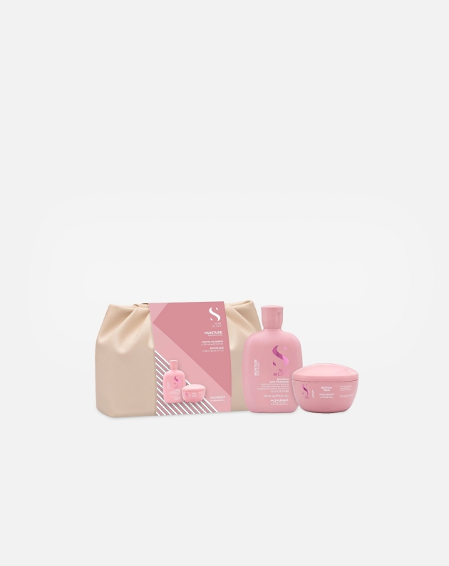 Alfaparf semi di lino Duo Kit CON POCHETTE capelli secchi