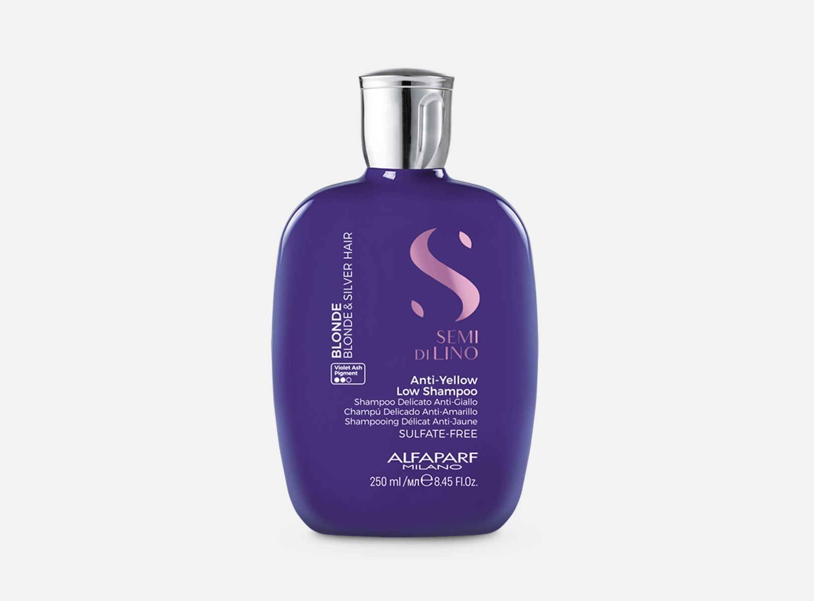 Shampoo delicato Antigiallo Alfaparf Semi di Lino Blonde Stay Top