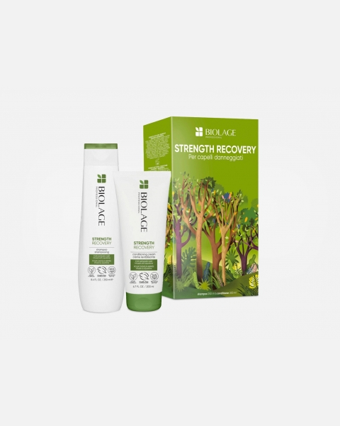 Biolage Strength Earth Day Cofanetto Shampoo e Conditioner